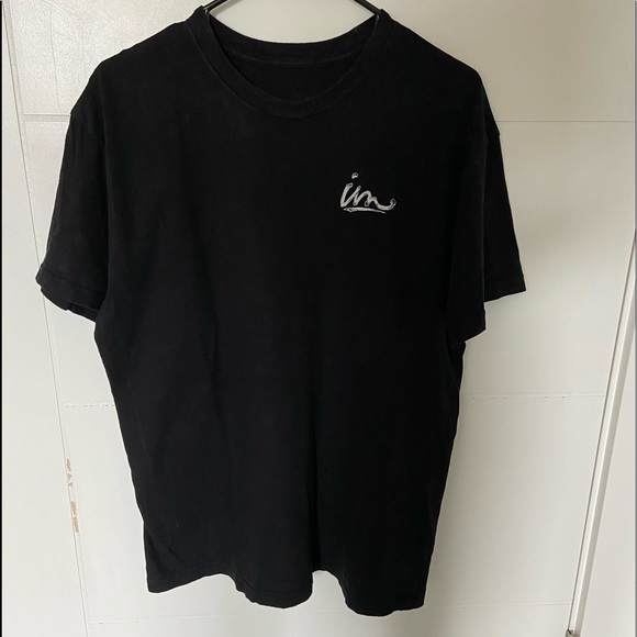 black tshirt with graphic on back - Picture 2 of 3
